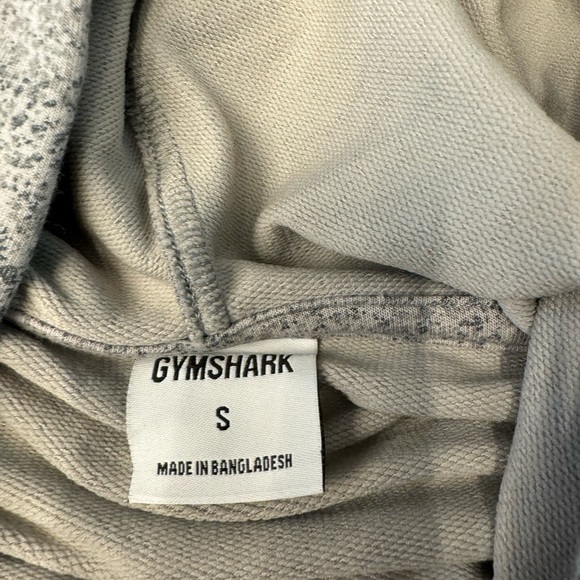 Gymshark Chalk Sweatshirt Hoodie Women's Light Grey Sweat Print Size SMALL - Picture 2 of 7